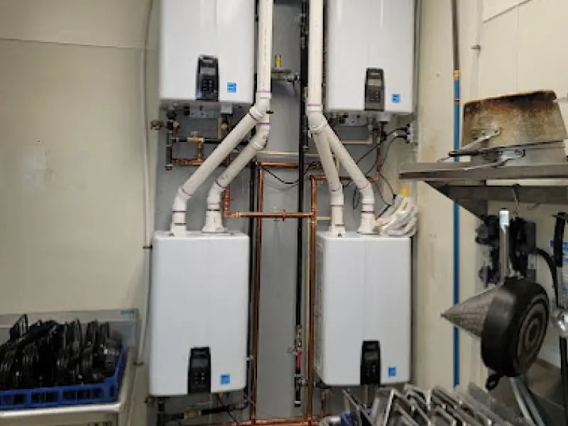 Tankless water heater services are a call away with A&B Plumbing